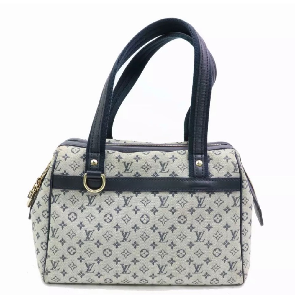 Authentic Louis Vuitton Josephine PM Navy Blue 😍